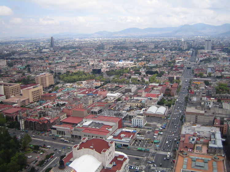Útsýni úr Torre Latinoamerica