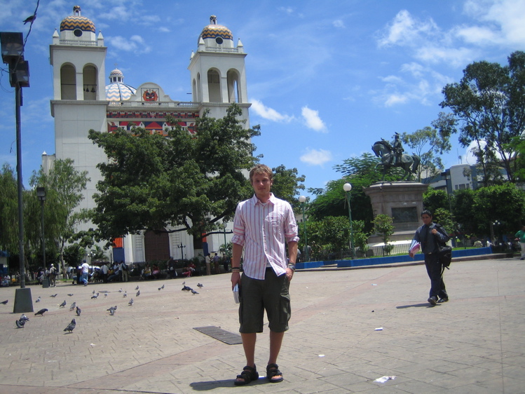 Ég á Plaza Barrios