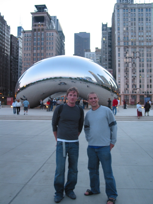 Ég og Dan Í Millenium Park