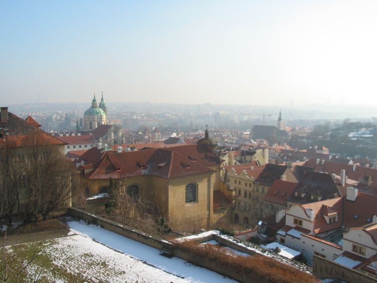 Útsýni úr Prag kastalanum