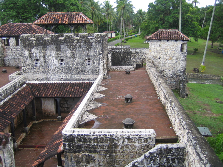 Séð yfir Castillo San Felipe