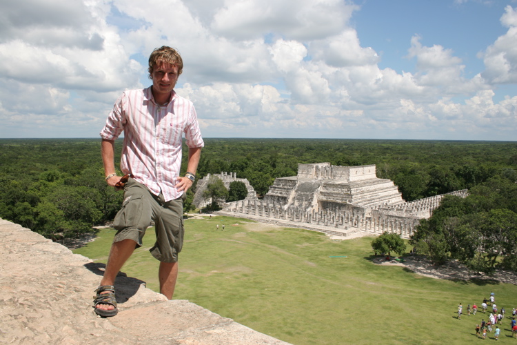 Ég uppá El Castillo