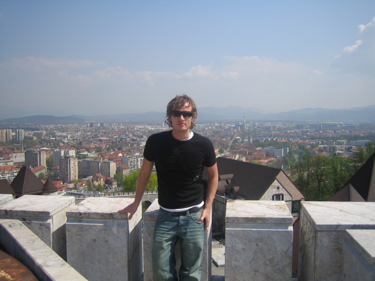 Ég uppá kastalanum í Ljubljana
