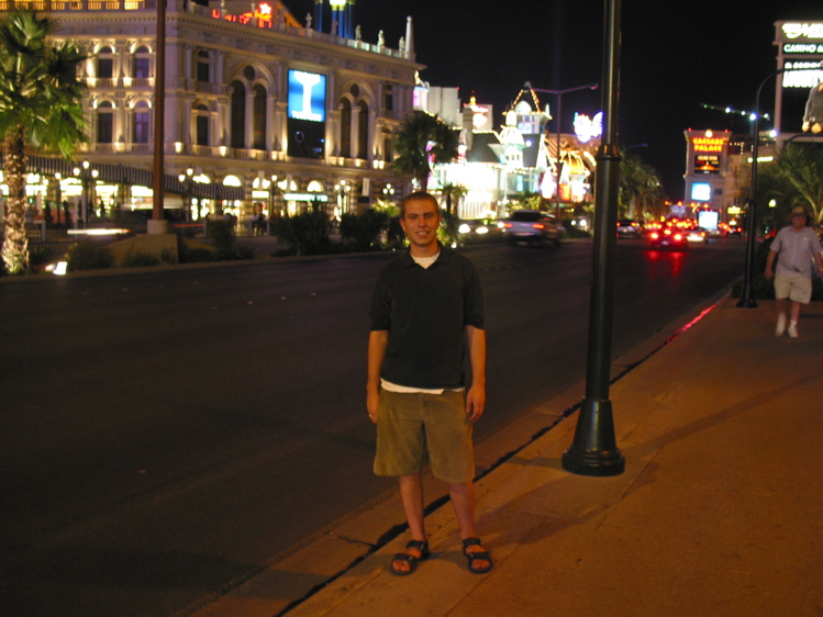 Dan á Las Vegas Strip