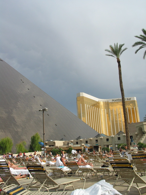 Luxor og Mandalay Bay