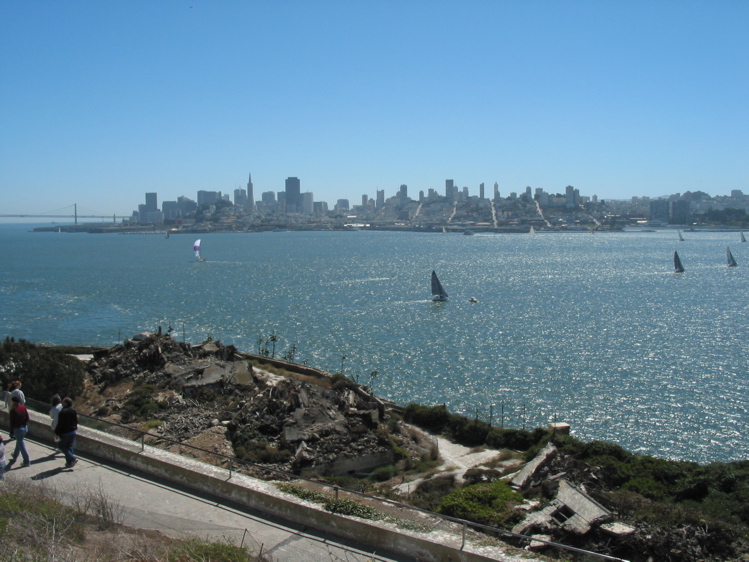 San Fransisco frá Alcatraz