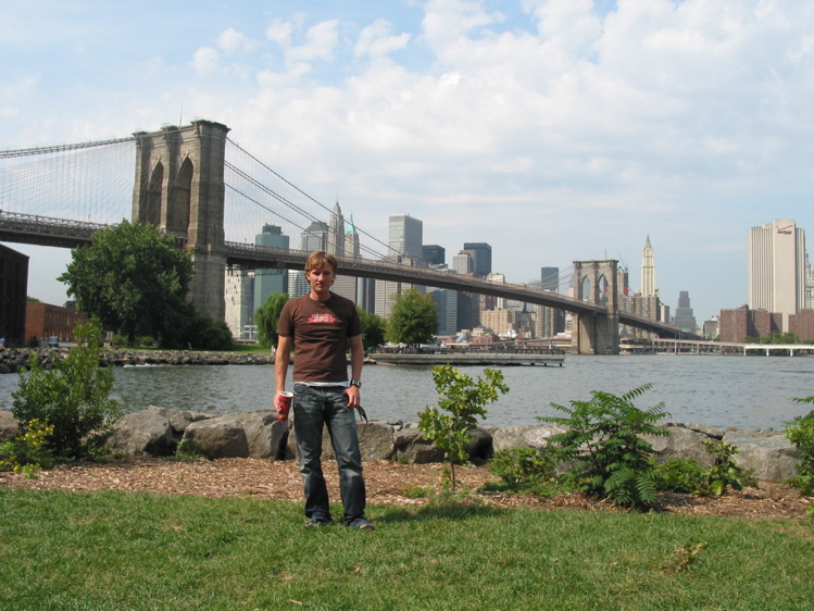 Ég og Brooklyn brúin